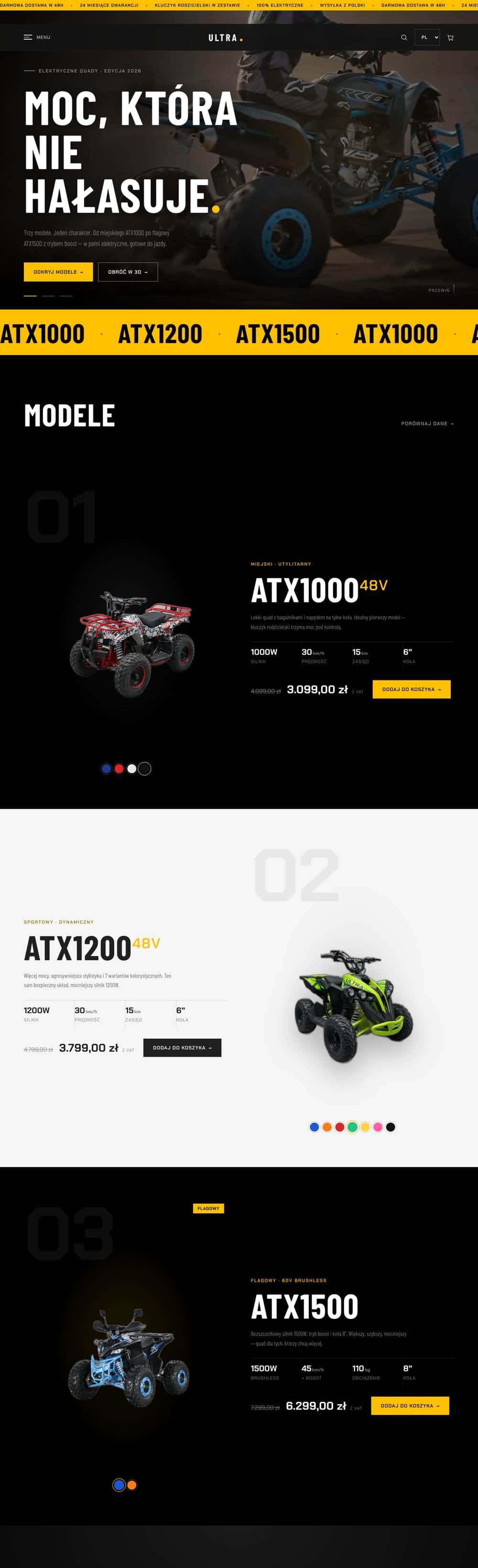 ULTRA ATX - podgląd strony